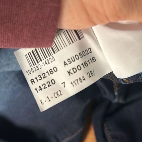 Mavi jeans Alexa petite mid rise skinny jeans dark wash‎ woman's sz 28 - Picture 7 of 9